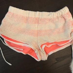 Lucca couture crochet shorts